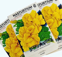 Load image into Gallery viewer, Unused 1950’s Nasturtium Seed Pack