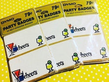 Load image into Gallery viewer, Mid Century Cocktail Party Badges Name Tags