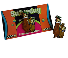 Load image into Gallery viewer, Yogi and Boo Boo Bear Enamel Pin