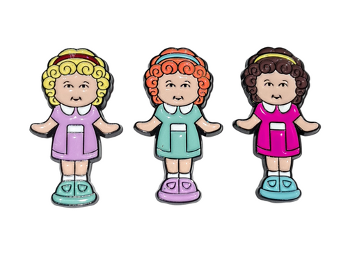 Polly Pocket Girl Dolls Enamel Pin Choice