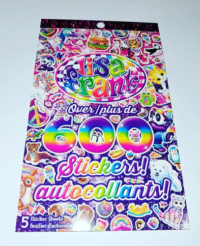 Lisa Frank Book of over 600 Stickers