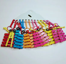 Load image into Gallery viewer, HTF 80&#39;s Xylophone Bell Clip Charms