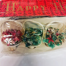 Load image into Gallery viewer, Vintage Christmas Plastic Floral Baskets
