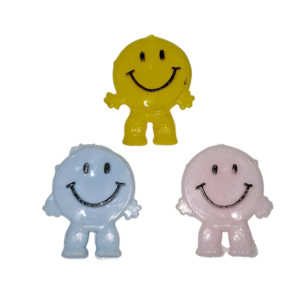 Set of 3 Vintage Smiley Face Toys