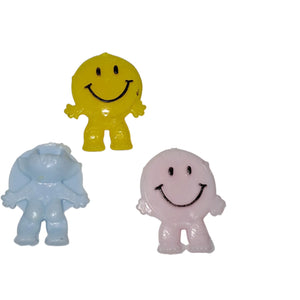 Set of 3 Vintage Smiley Face Toys