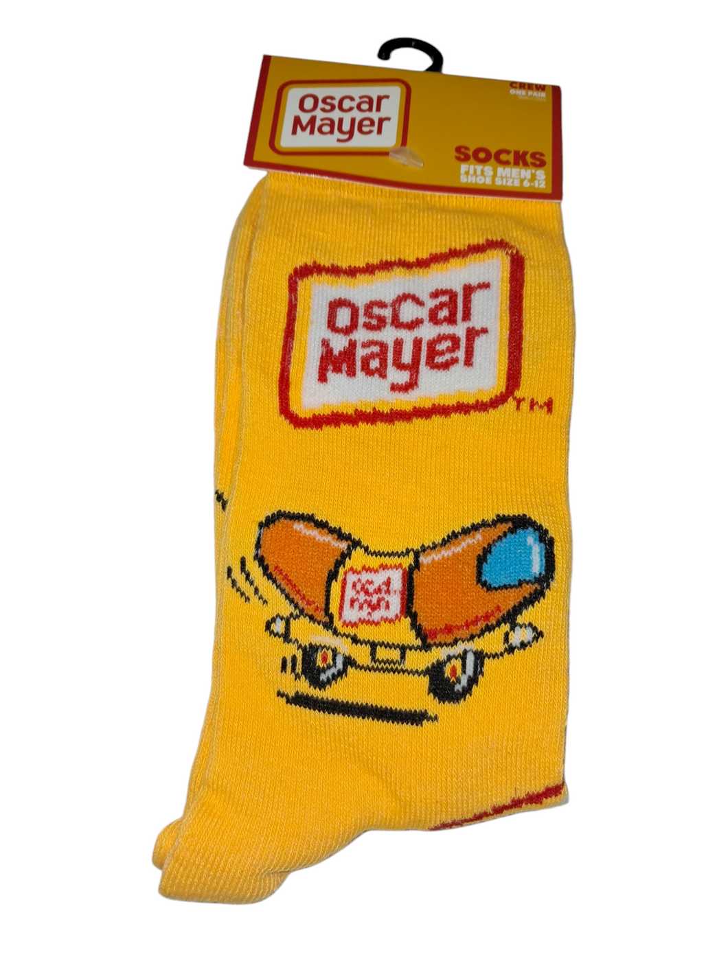 New Men's Oscar Mayer Wienermobile Novelty Socks