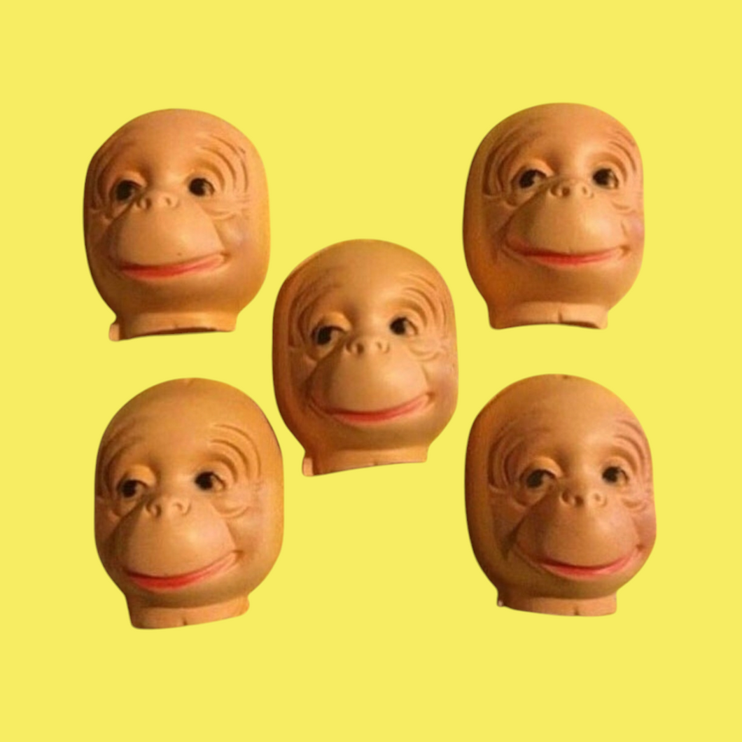 Plastic Monkey Face Doll Head