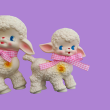 Load image into Gallery viewer, Retro Inspired Rubber Squeak Lamb Choice of Size