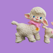 Load image into Gallery viewer, Retro Inspired Rubber Squeak Lamb Choice of Size