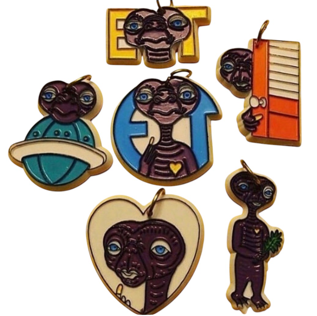 1980’s ET 6pc Plastic Pendant Set