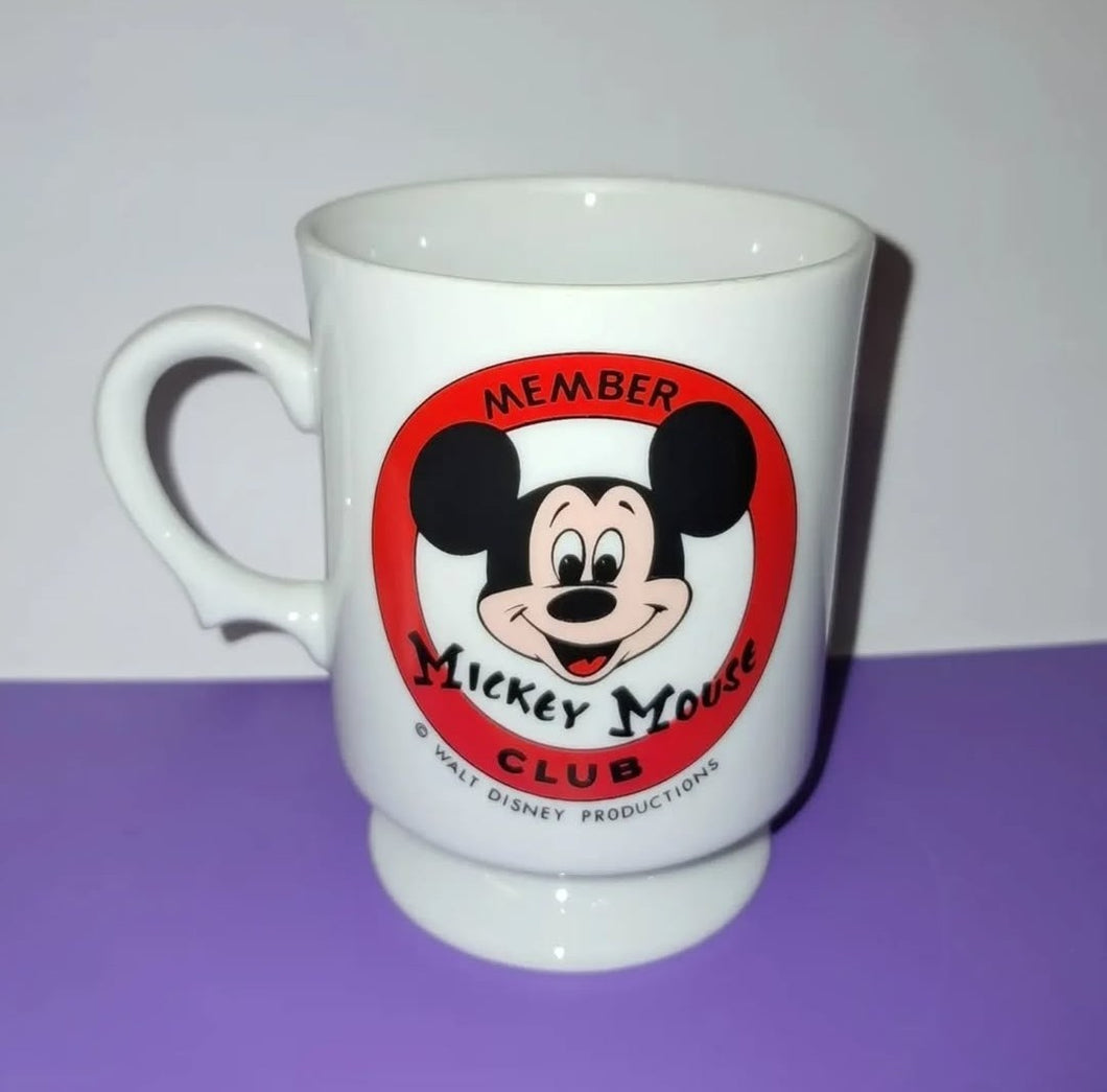 Vintage Mickey Mouse Club Pedestal Mug