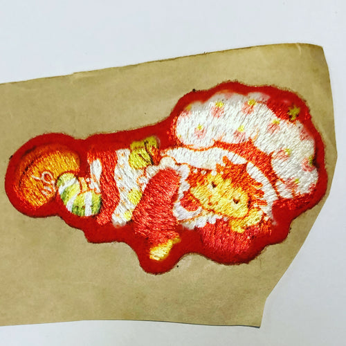 1980’s Unused Strawberry Shortcake Napping Iron On Patch