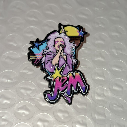 Jem and The Holograms Enamel Pin