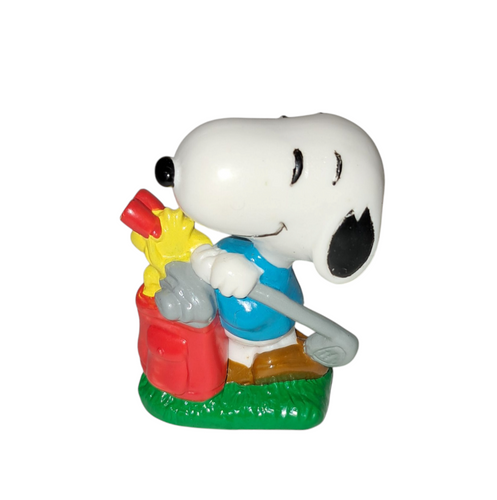 Vintage Snoopy with Golf Bag PVC Figure