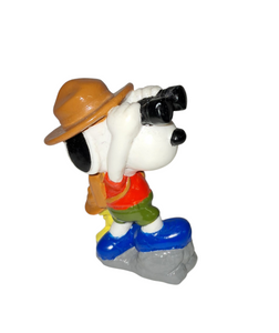 Vintage Snoopy with Binoculars PVC Figure