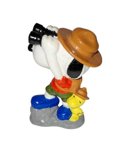 Vintage Snoopy with Binoculars PVC Figure