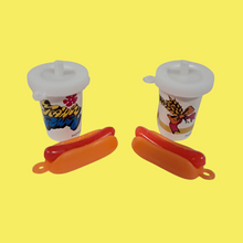 Load image into Gallery viewer, Food Court Snack Vintage Gumball Charm Set
