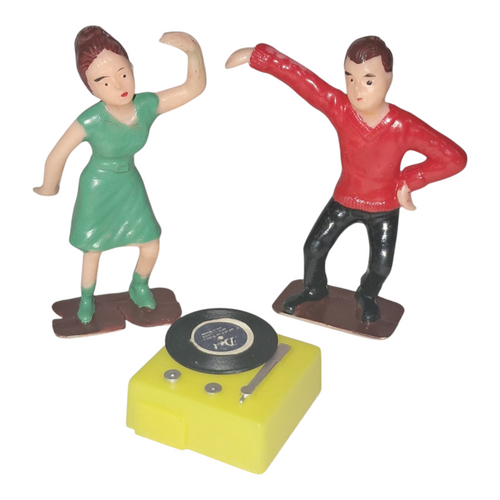 Vintage Dancing Teens Wilton Cake Decoration