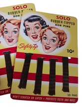 Load image into Gallery viewer, 1951 Unused Solo Bobby Pins