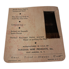 Load image into Gallery viewer, 1947 NOS Niagara Hair Pins