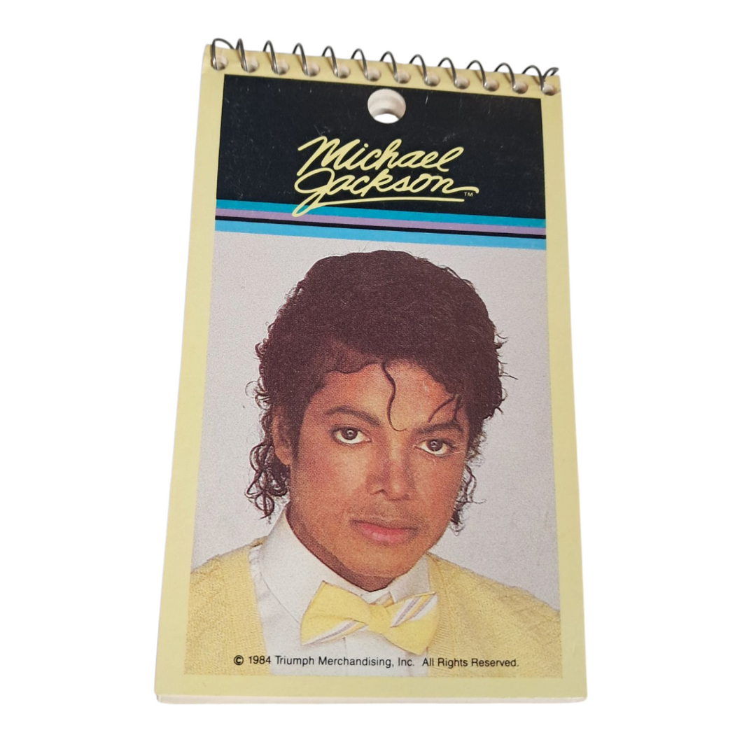 1984 Unused Michael Jackson Memo Book