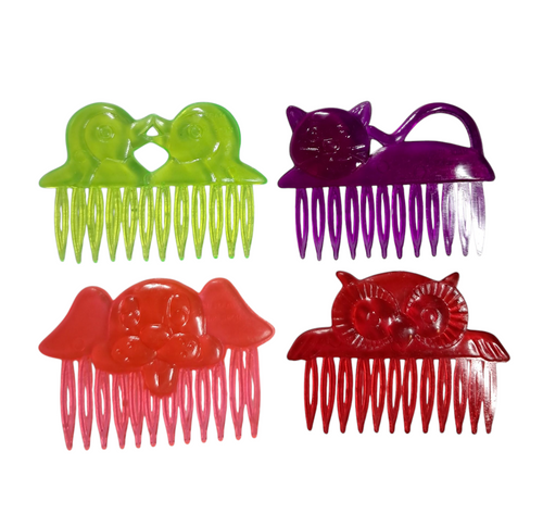 Small Vintage Child’s Animal Hair Combs