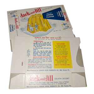 1950’s Unused Jack and Jill Jello Box