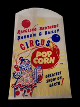 Load image into Gallery viewer, 1950’s Barnum &amp; Bailey Circus Popcorn Bag