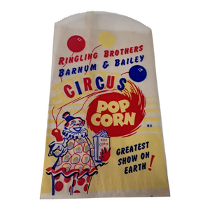 1950’s Barnum & Bailey Circus Popcorn Bag