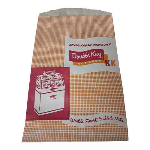 1950’s Unused Double Kay Nut Shop Bag