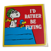 Load image into Gallery viewer, Vintage Flying Ace Snoopy Sticker