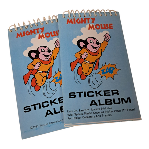 1983 Mighty Mouse Sticker Book