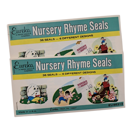 Eureka Vintage Nursery Rhyme Seals Book