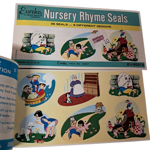 Eureka Vintage Nursery Rhyme Seals Book