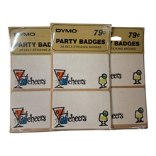 Load image into Gallery viewer, Mid Century Cocktail Party Badges Name Tags
