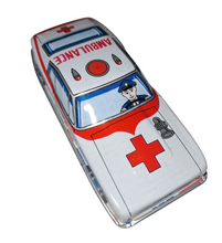 Load image into Gallery viewer, Vintage Japan Ambulance or Fire Chief Tin Toy Car