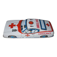 Load image into Gallery viewer, Vintage Japan Ambulance or Fire Chief Tin Toy Car