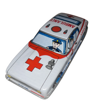 Load image into Gallery viewer, Vintage Japan Ambulance or Fire Chief Tin Toy Car