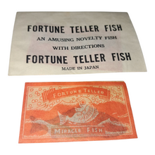 Load image into Gallery viewer, Old Cellophane Fortune Teller Fish Novelty