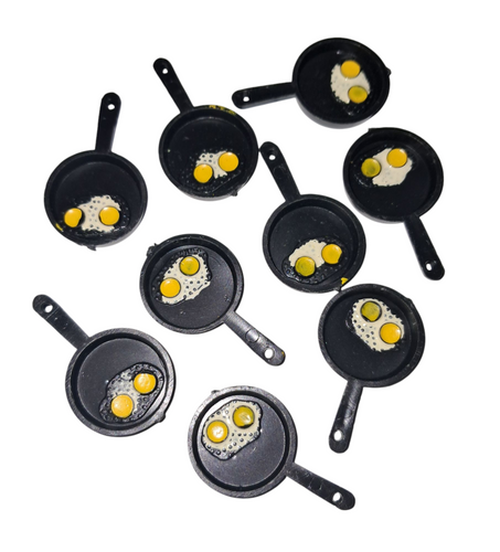 6 Pcs Mini Egg Frying Pans