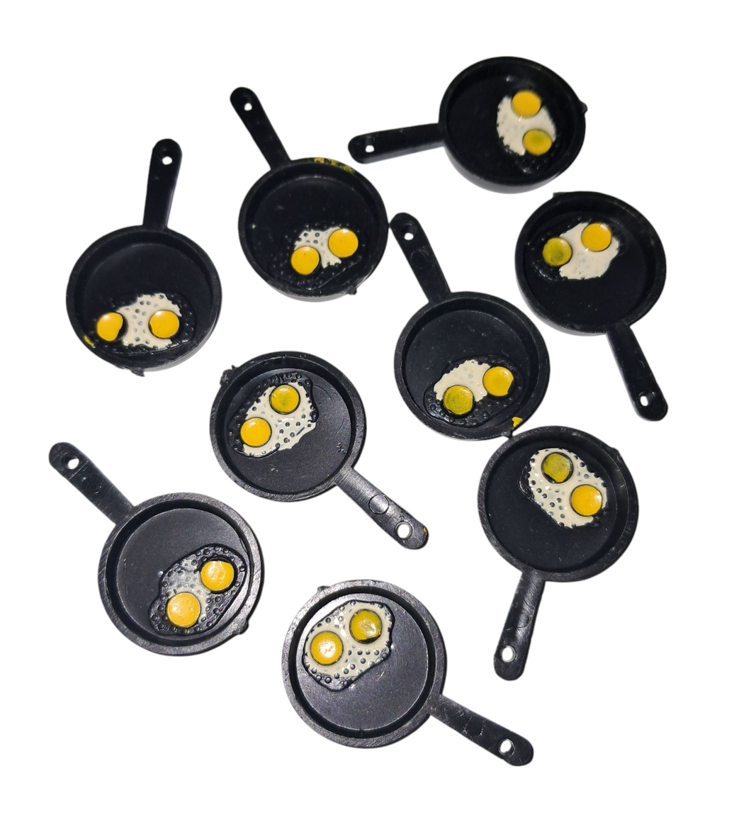 6 Pcs Mini Egg Frying Pans