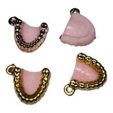 Load image into Gallery viewer, Gold or Silver Vintage Denture Gumball Toys