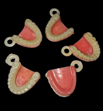 Load image into Gallery viewer, Vintage False Teeth Denture Charm