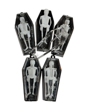 Load image into Gallery viewer, Retro Skeleton in Coffin Toy