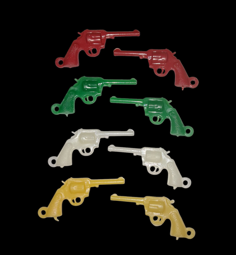4 pcs Plastic Revolver Gumball Charms
