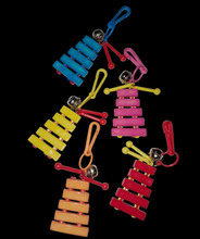 Load image into Gallery viewer, HTF 80&#39;s Xylophone Bell Clip Charms