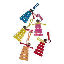 Load image into Gallery viewer, HTF 80&#39;s Xylophone Bell Clip Charms