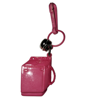 Load image into Gallery viewer, Vintage Pink Washing Machine Bell Clip Charm