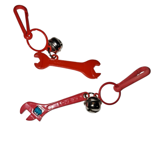 1980’s Love Me Wrench Bell Clip Charm