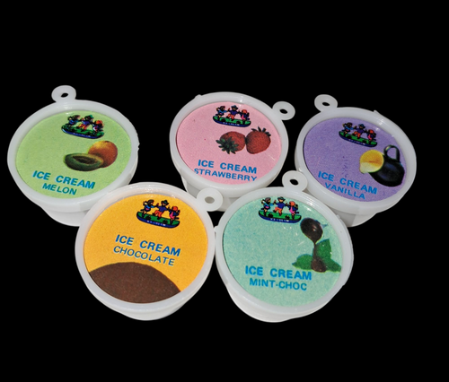 5pcs Tiny Pints of Ice Cream Charms